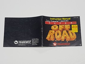 Super Off Road Authentic Original NES Nintendo Manual Only