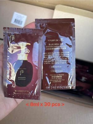The History of Whoo Whoo Spa Essence Shampoo 8ml x 30pcs Anti Aging K-Beauty
