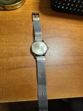 BOLIVIA ELECTORMATIC 25 WATCH SWISS MADE BASE METAL SILVER TONE
