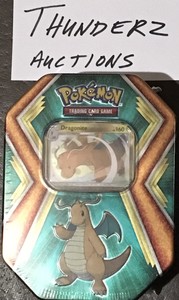 NEW Pokemon Dragonite Tin SEALED Trading Card Game Free Shipping RARE
