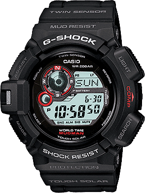 g shock mudman black