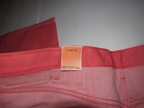 Levi's 501 Original Fit Straight Leg Raw Unwashed Denim Jeans Size 42 x 30 - Picture 7 of 8