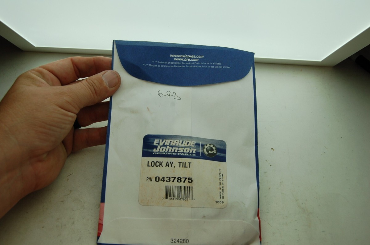 maarページ NEW GENUINE Johnson Evinrude 37875 Tilt Lock OEM OMC Factory