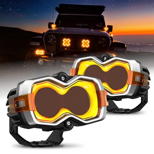 NOVSIGHT 4.5'' LED Work Lights Spot Pods Driving Lamps for Off Road Truck Pickup - Picture 2 of 12