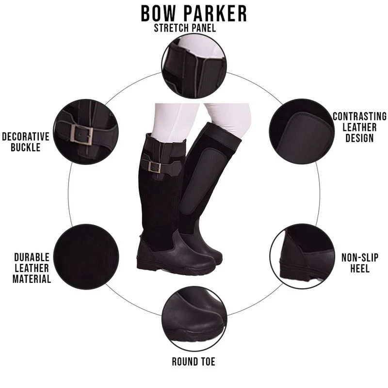 Parker Suede Riding Boots Soft Leather Outdoor Walking Country Horse Equestrian - Image 4 of 4