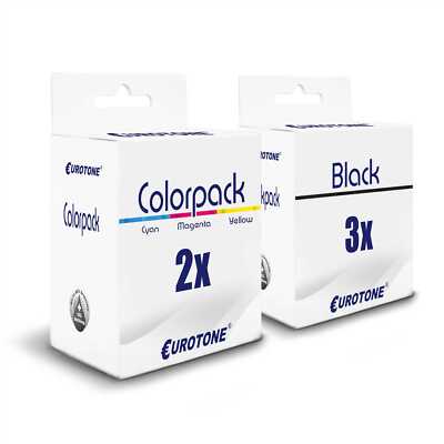 5x Eco Patrone 3+2 f�r Canon Multipass f?20 ImageClass MPC-190 MPC-200
