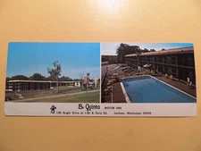 La Quinta Inn Motel Jackson Mississippi vintage oversized postcard 