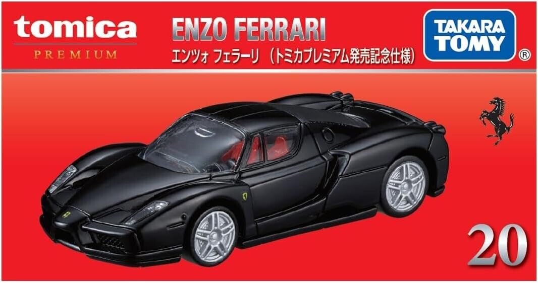 TOMICA PREMIUM 20 ENZO Ferrari 1/62 TOMY DIECAST CAR Black TOMICA PREMIUM 20 ENZO Ferrari 1/62 TOMY DIECAST CAR Black