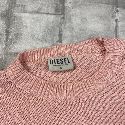 Diesel Vintage Women’s Pink Knit Sweater Size S - Picture 2 of 6