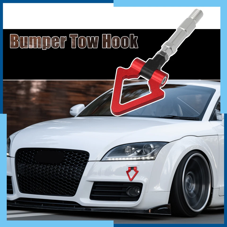 Pack1 Triangle Front Rear Folding Ring Bumper Tow Hook for Audi A5 S5 RS5 08-14 — 第 2/4 张图片