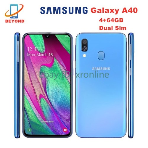 Samsung Galaxy A40 SM-A405FN/DS Dual Sim 64GB LTE Unlocked Smartphone-New Sealed - 第 9/25 張圖片