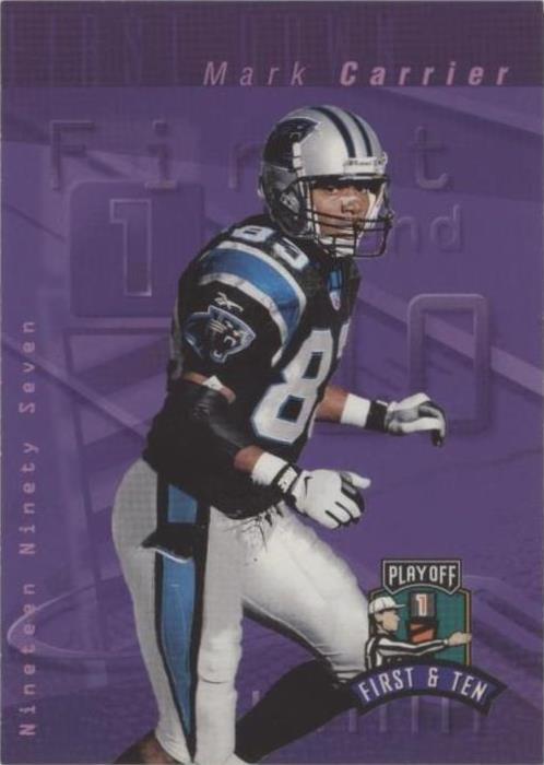 1997 Playoff First & Ten Mark Carrier #83 - 1 of 1