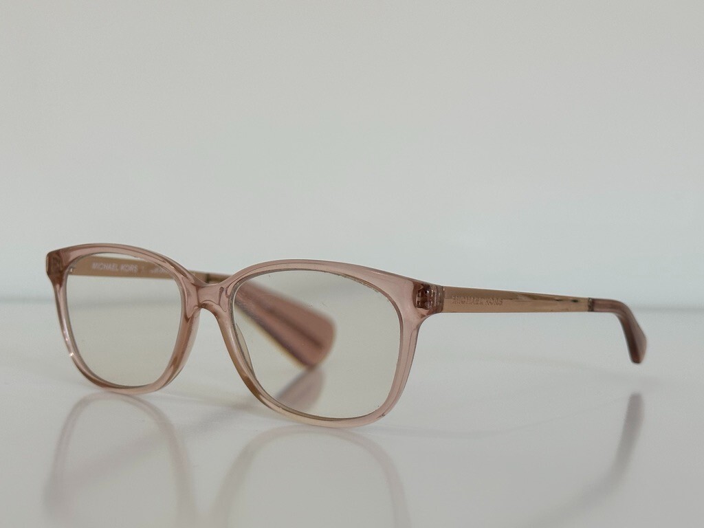 Michael Kors MK 4035 3689 Ambrosine Pink Clear Eyeglasses Frame 53