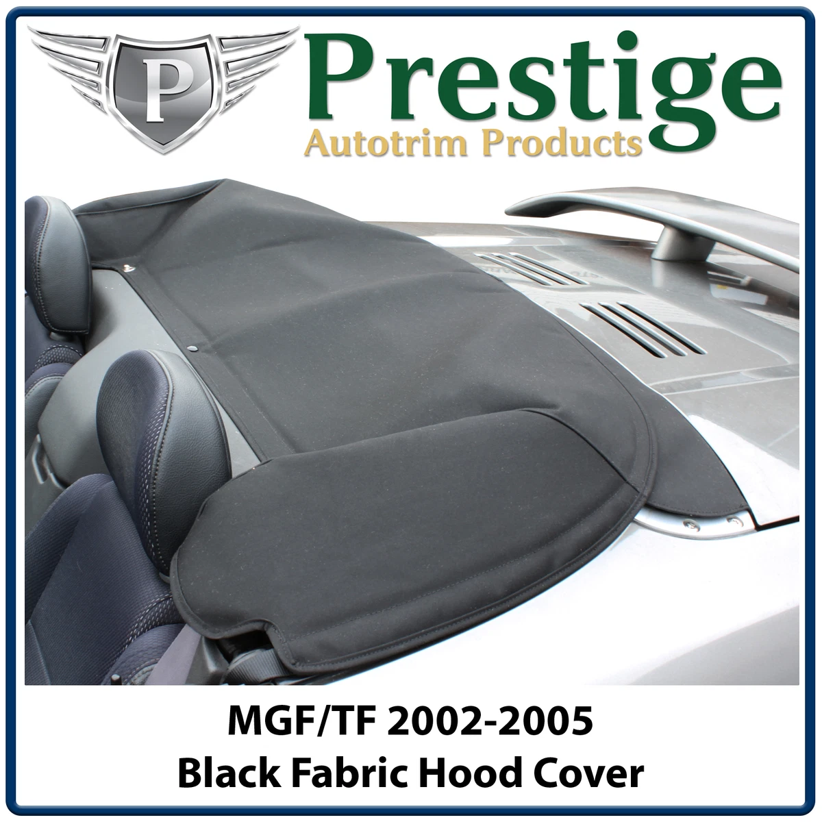 MGF MGTF Hood Cover Half Tonneau Cover Black Mohair 2002 2005 eBay