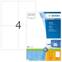 Herma 4627 Etiketten Premium A4 105X148 Mm Weiß Papier Matt 800 St.