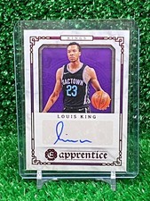 2020-21 Panini Chronicles Apprentice Signatures Red Louis King #APR-LKG Auto