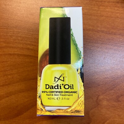 DADI' OIL by Famous Names Organic Nail Skin Cuticle Treatment .5oz NIB