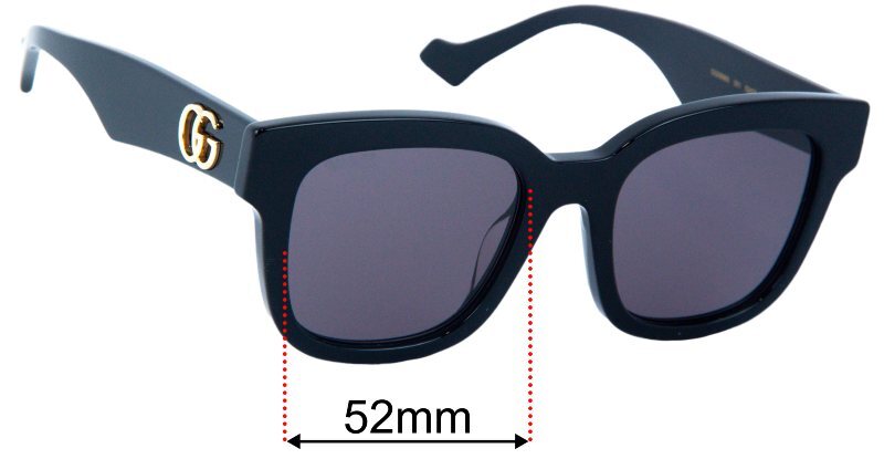 SFx Replacement Sunglass Lenses fits Gucci GG0998S - 52mm  display picture 1