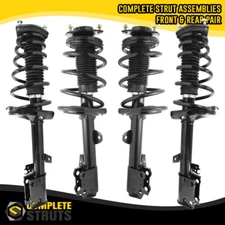 Front & Rear Complete Struts & Spring Assemblies for 2009-2012 Toyota Venza FWD