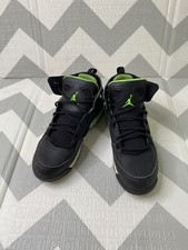 Jordan Flight Club 91 Sz 6.5 Y Black Green Strike White DM1685-003 Shoes