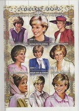 Senegal 1998 - Commemoration of Princess Diana Sheetlet, Part 2 - MNH