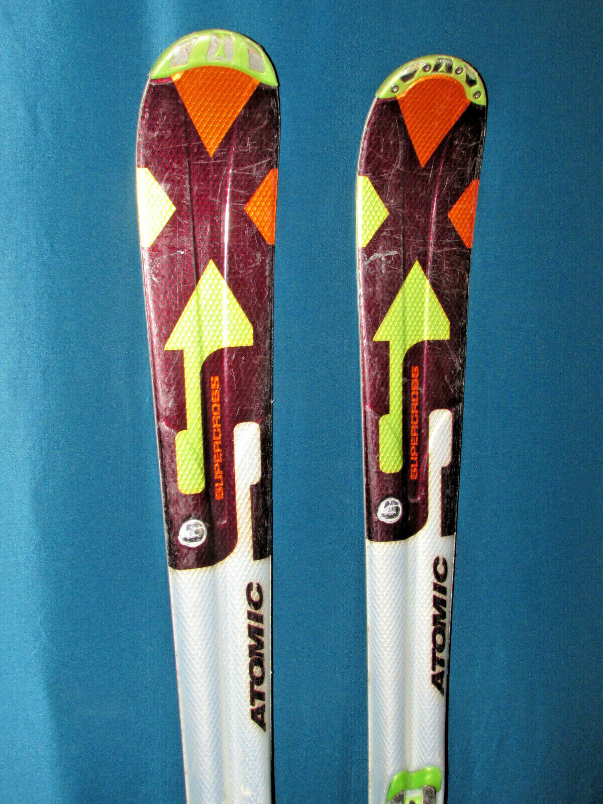 ATOMIC Supercross SX B5 Skis 166cm w/ Atomic NEOX 14 adjustable ski  bindings ~
