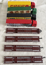 Märklin H0 Niederflurwagen der DB 4 Stück mit Autos