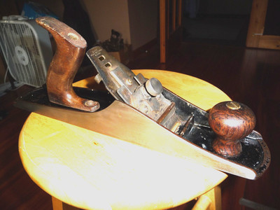 Antique Stanley No 5C Self Setting Gauge Plane Corrugated Rare Tool