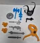 Masters of the Universe  LOT MOTU Vintage Parts Accessories Weapons Battle Pack