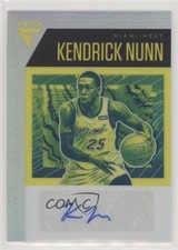 2020-21 Panini Flux Signatures Silver Prizm Kendrick Nunn #FLS-KNU Auto 0m6m