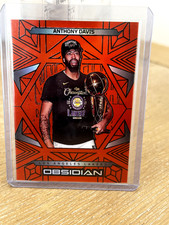 2024-25 Obsidian Anthony Davis Electric Etch Orange Flood /125 Lakers - CHAMP!