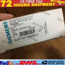One New Siemens 3UF7101-1AA00-0 3UF71011AA000 Current Verification Module