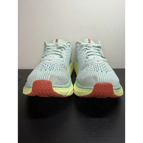 Hoka Clifton 7 Running Shoes Blue Yellow - Womens Size 8.5 thumbnail 3