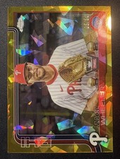 Topps 2025 Chrome Sapphire Gold Image Variation  Zack Wheeler #189 Phillies /50