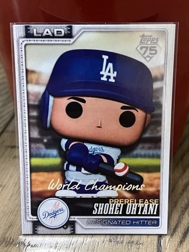2026 Topps Series 1 Shohei Ohtani Funko Pop Prerelease Promo Card Not The Sp