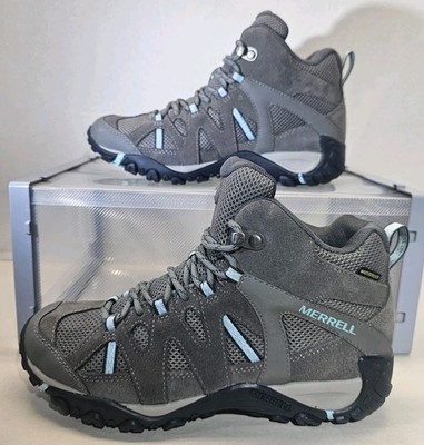 Merrell Women's Deverta 2 Mid Waterproof  Suede Hiking Boots Size 7.5M