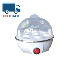 Home Egg Cooker Machine 7 Eggs Auto Power Off Steamer for Breakfast Cooking