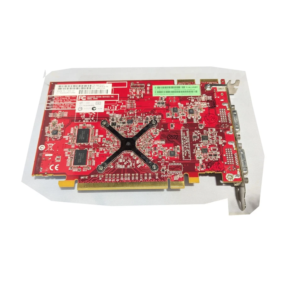 AMD ATI X700 PCIe 256MB DVI S-Video VGA Graphics Card 102A3791001 - Image 3 of 3