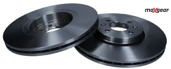 2X Bremsscheibe Maxgear 19-1331 2 Bremsscheiben Vorderachse Vorne FüR Renault-image