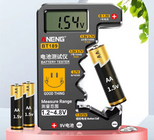 ANENG BT189 Button Cell Battery Tester 9V N D C AA AAA Universal Household LCD