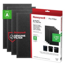 Filter A Odor Reducing Carbon Pre-Filters (4-Pack for Medium Rooms) HRF-A100: Honeywell HRF-A100 Carbon Pre Air Purifier Filter Replacement 1.2x7.7x10.9