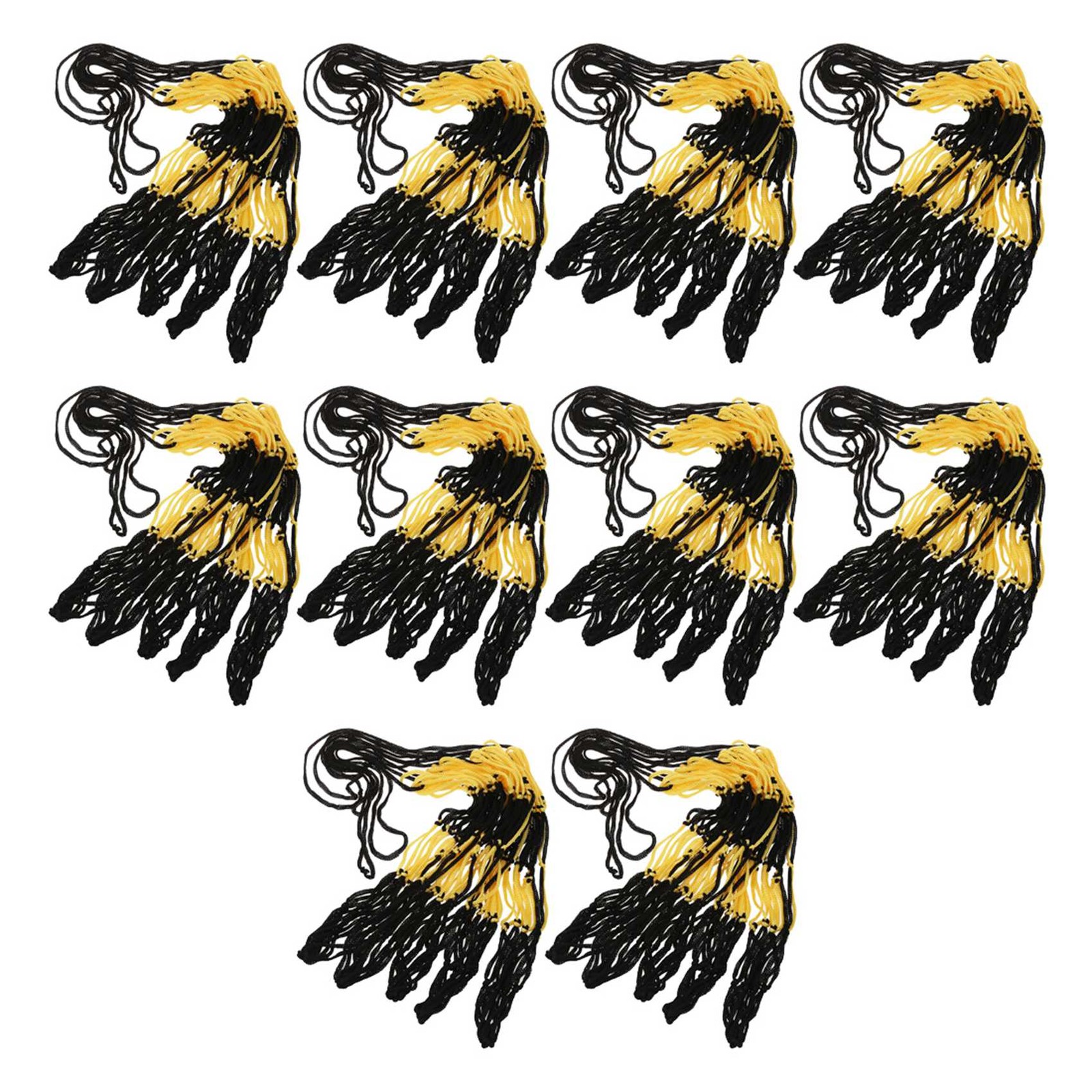 50PCS Nylon Net Bag  Carrier for 1 Volleyball Basketball Football Soccer R8S7