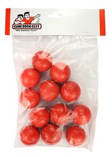 Foosball Table Foosballs - Soccer Style - Red - Set of 12