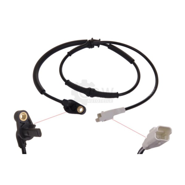 ABS Sensor Raddrehzahl DrehzahlfüHler Hinten FüR CitroëN Xsara Picasso N68 M-image