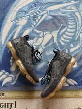 Nike VaporMax 2021 Flyknit Men's 10.5 Running Shoes Sneakers Black Blue Gold