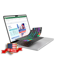 JCPal Microsoft Excel Shortcut Keyboard Cover for MacBook Pro/Air, US Layout