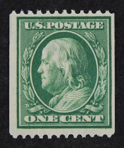 CKStamps: US Stamps Collection Scott#348 1c Franklin Mint LH OG
