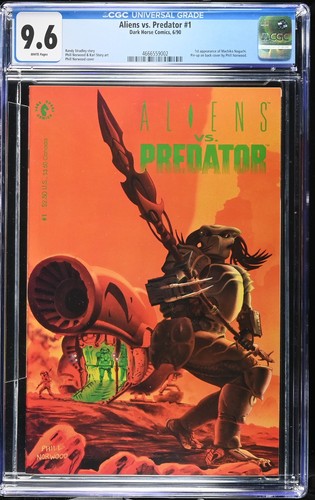 CGC 9.6 Dark Horse Comics ALIENS vs PREDATOR #1 Phil Norwood 1st MACHIKO NOGUCHI