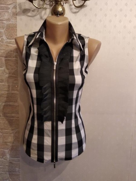 Women Karen Millen Shirt Black Polyester 34 / XS / #9RCW