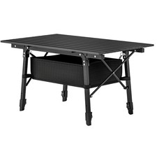 3ft Aluminum Small Folding Table, Portable Camping Table with Storage Bag, Carry